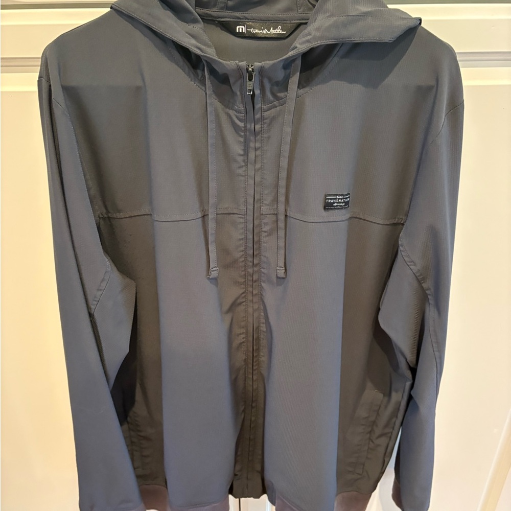 Men's Gray Hooded Jacket